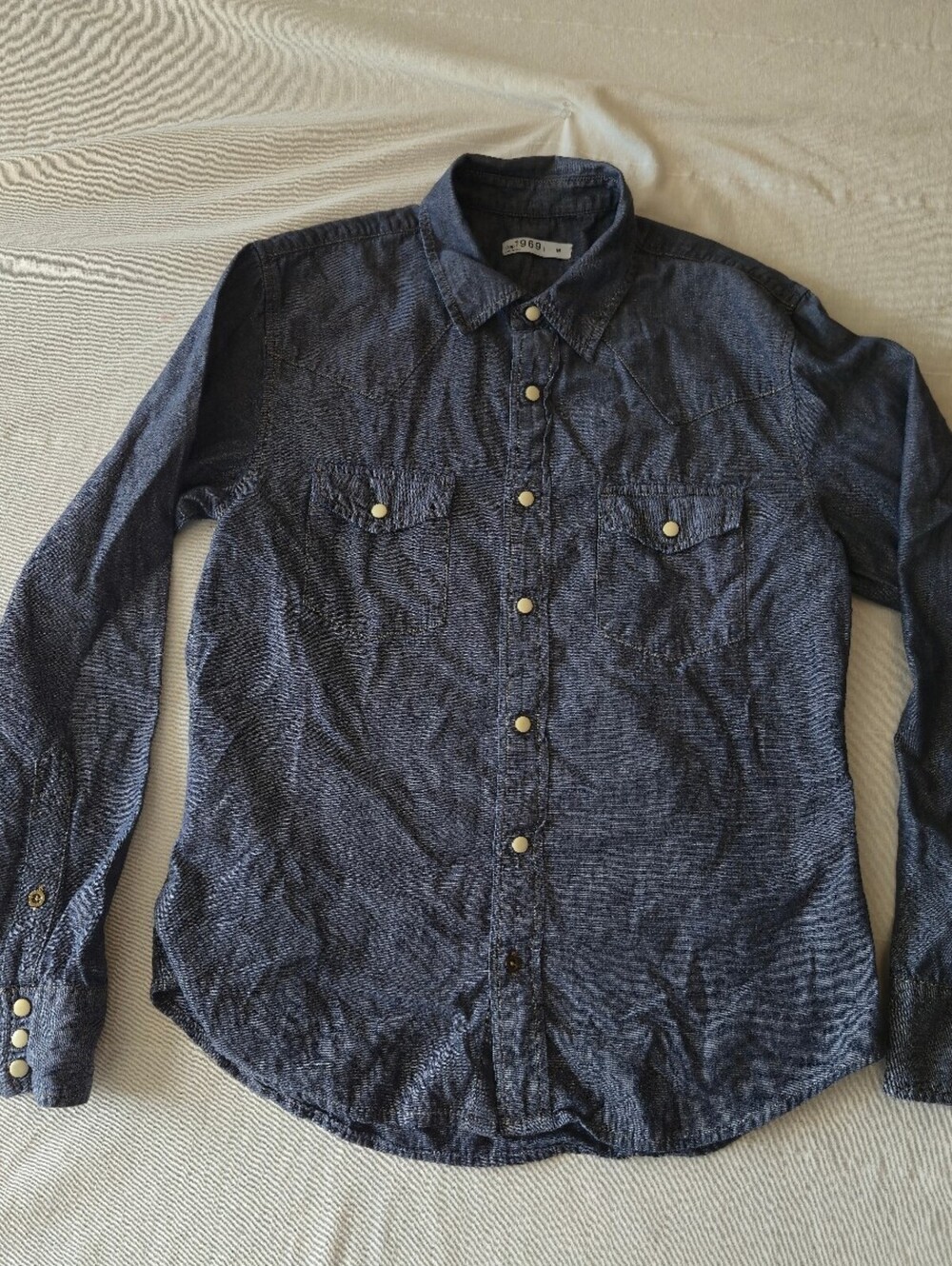 Gap 1969 Men's Medium Blue Denim Shirt